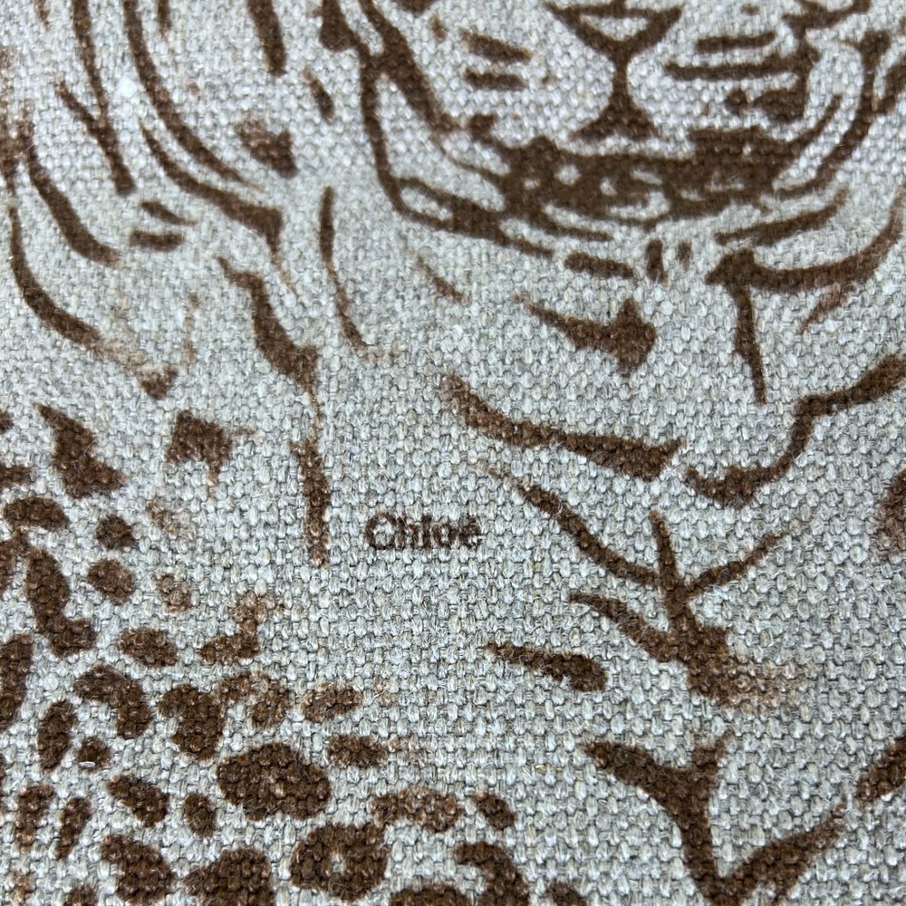 Chloé Tiger Leopard Reversible XL Tote & Pouch Set - Picture 4 of 16